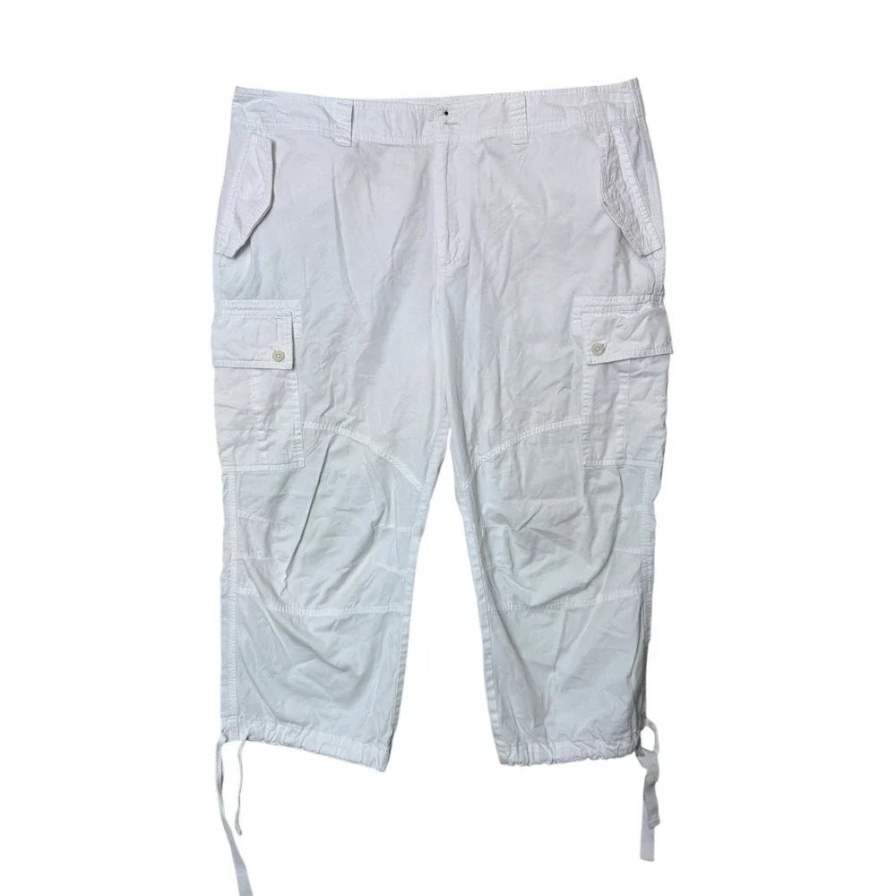 Lauren Ralph Lauren Women's White Pants Ethereal Summer Resort Preppy Fairy
